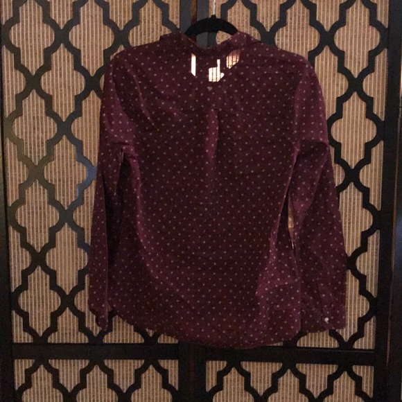 Maroon Button Down - Picture 2 of 3